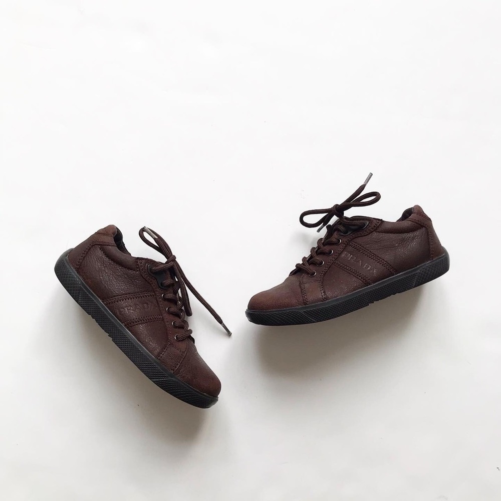 Prada brown fashion sneakers VGUC  size 27(US 10)